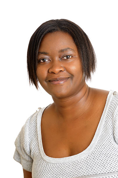 istock African American Woman Smiling Isolated On White 183066278