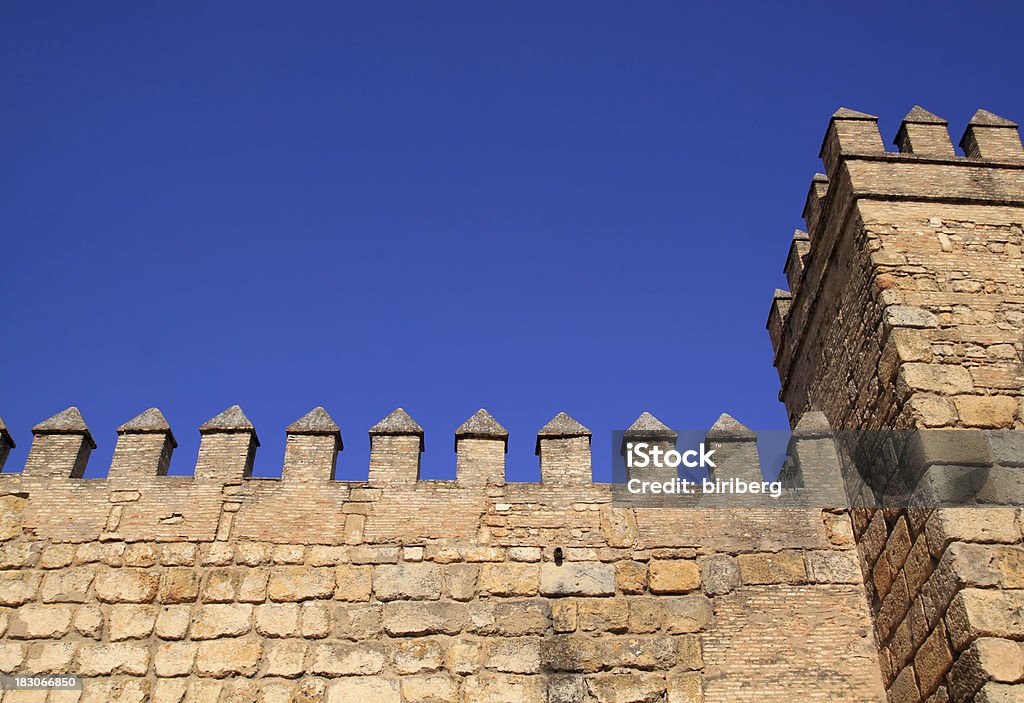 Naranjas (Sevilla). La real alcázar (Reales Alcazares). Las paredes - Foto de stock de Antiguo libre de derechos