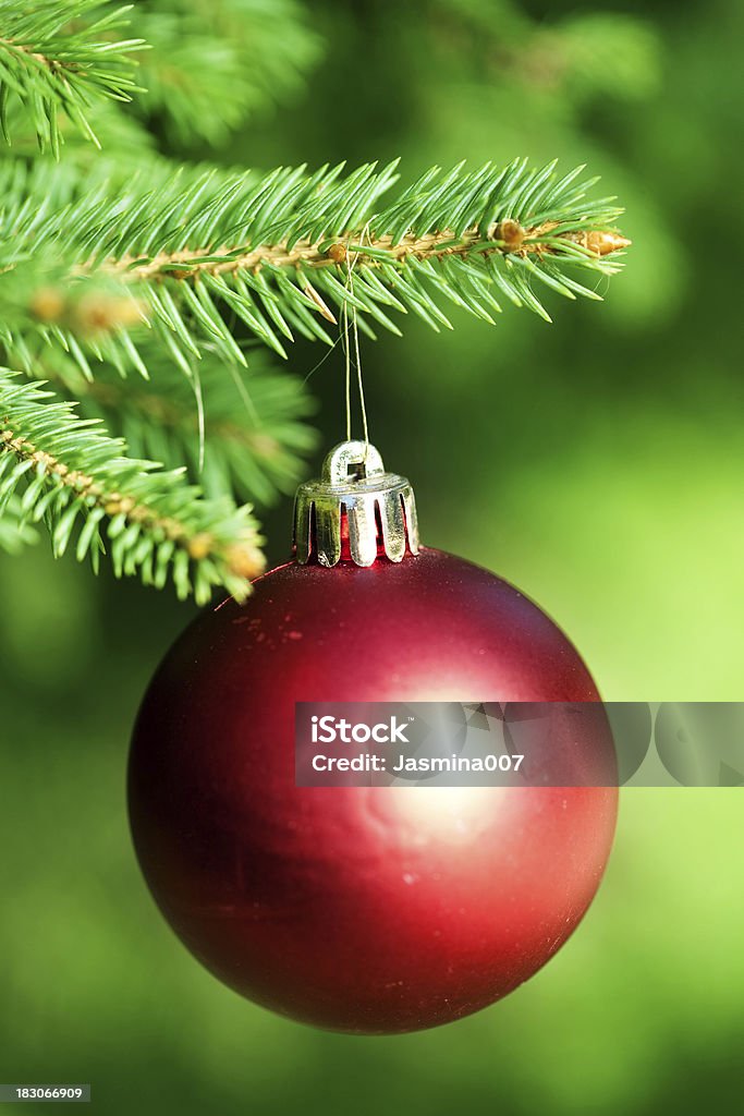 Albero di natale decorazioni Bauble - Foto stock royalty-free di Albero