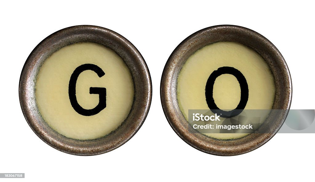 Go  Alphabet Stock Photo