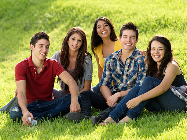 istock Latin teenagers looking at the camera 183067516