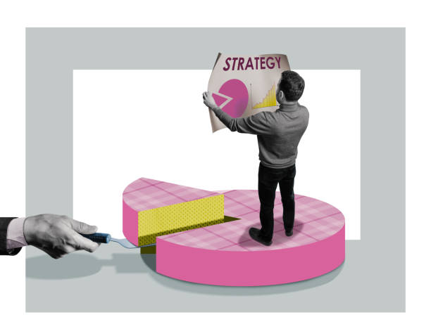 istock Concept of market share. 1830679736