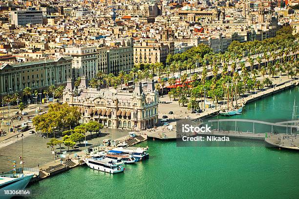 Barcelona Hiszpania - zdjęcia stockowe i więcej obrazów Barcelona - Hiszpania - Barcelona - Hiszpania, Ujęcie z lotu ptaka, Architektura