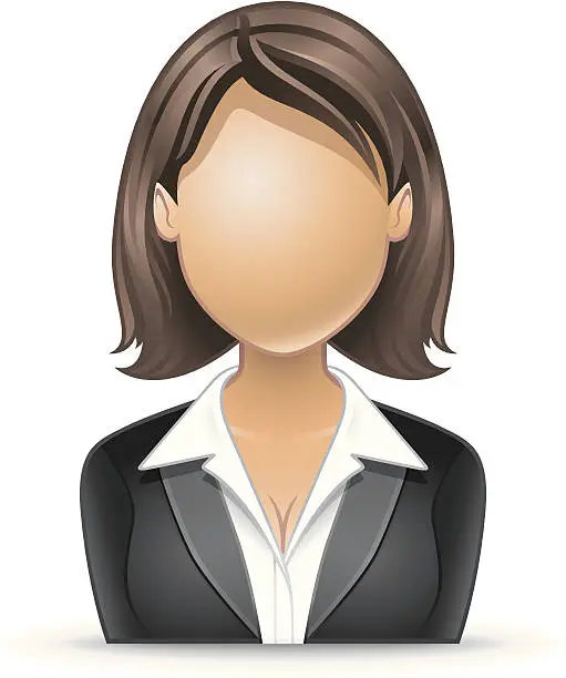 Vector illustration of Businesswoman