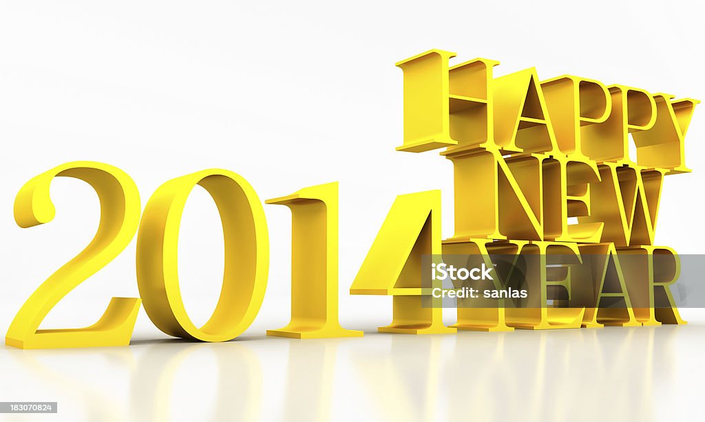 Feliz Ano Novo de 2014 - Royalty-free 2014 Foto de stock