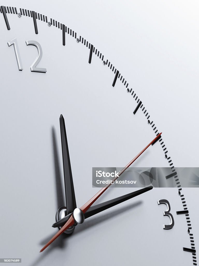 Primo piano di un orologio - Foto stock royalty-free di Accuratezza