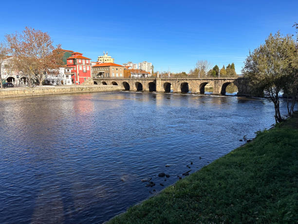 istock Tamega river city park in Chaves 1830748194
