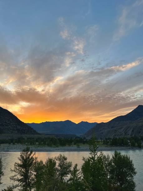 istock Sunset in the mountains. 1830749279