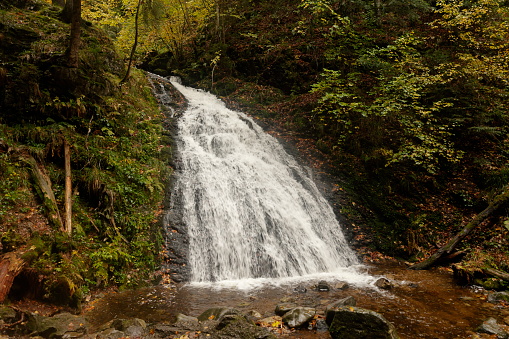 Waterfall near the town of Todtmoos in the Black Forest