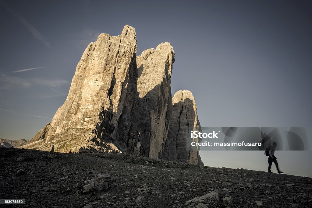 Escursione le tre cime - Foto stock royalty-free di 25-29 anni