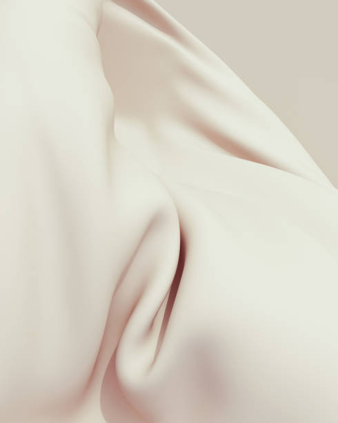 istock Neutral backgrounds soft tones beige brown background abstract curve fold soft round curved shapes 1830765978