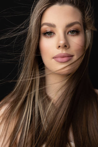 Young beautiful woman with perfect make-up