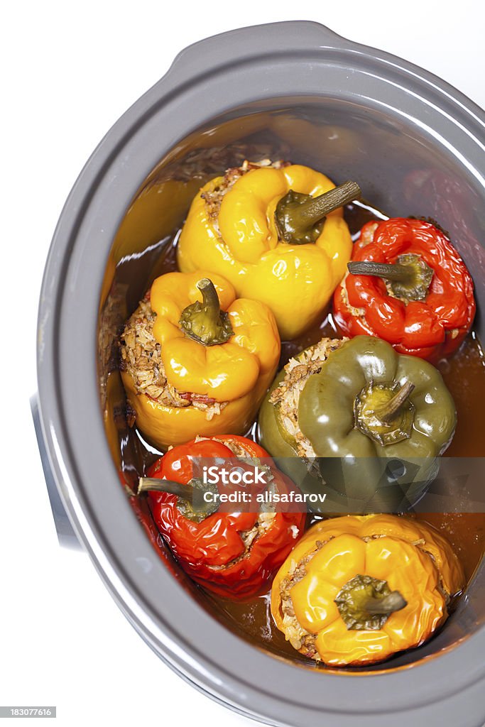 Pimientos rellenos - Foto de stock de Alimento libre de derechos