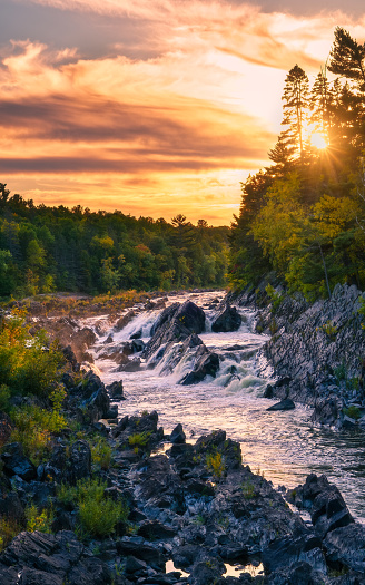 Sunset at Jay Cooke State Park