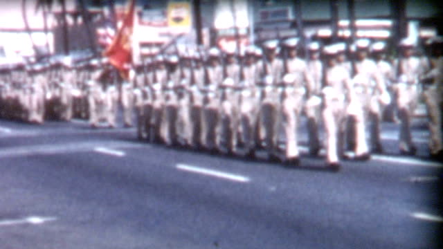 Military Parade and Nurses 1950's