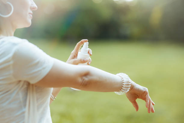 istock Closeup on woman with spf 1830796181