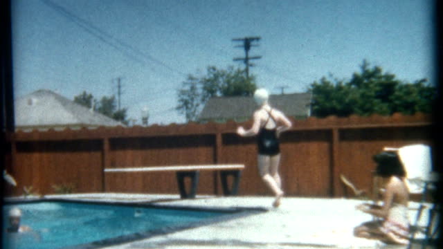 Funny Pool Dive 1952