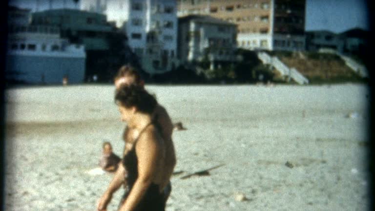 Romantic Couple Santa Monica 1950's