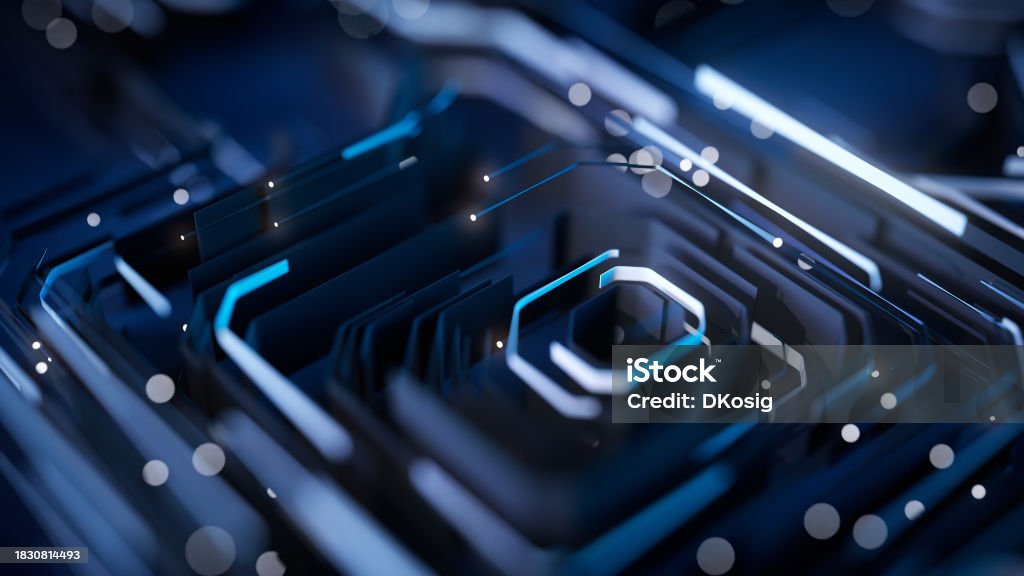 Complex Computer Backrounds Intricate Structures Abstract Technology Background Dark Computer ...