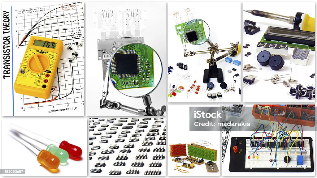 Heimwerken electronics - Lizenzfrei Ausrüstung und Geräte Stock-Foto
