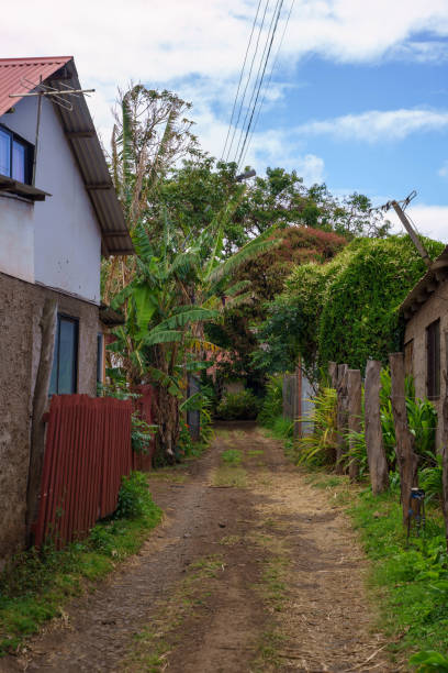 istock Rapa Nui. The street in Hanga Roa on Easter Island, Chile 1830841925
