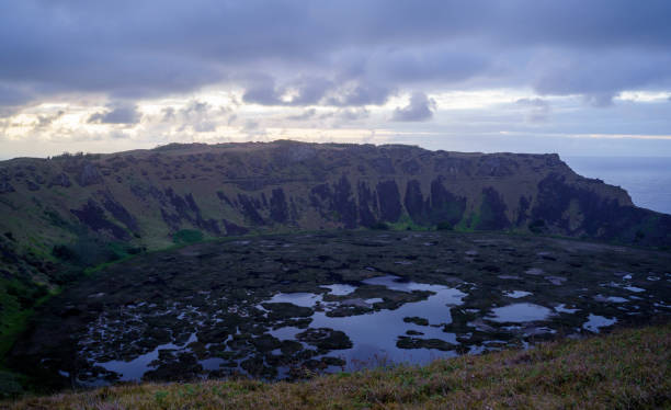istock Crater Rano Kau Volcano Easter Island Chile 1830846625