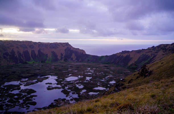 istock Crater Rano Kau Volcano Easter Island Chile 1830846703