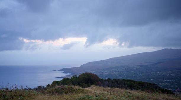 istock Rapa Nui. The view of Hanga Roa, Easter Island, Chile 1830851004