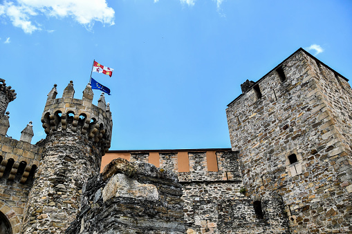 castle in poland, photo as a background, digital image