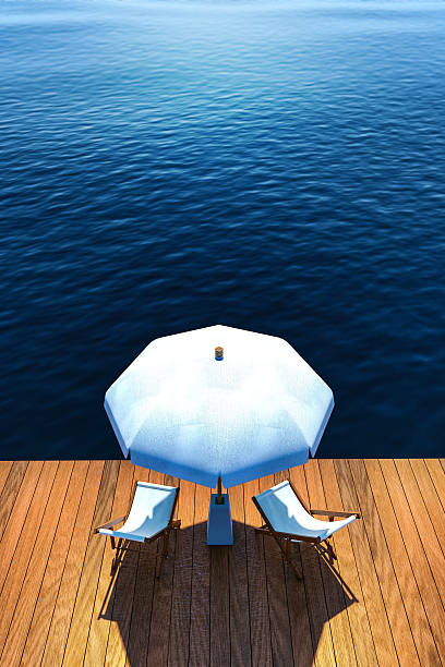 Digitally generated summer tranquil scene: on the edge of a lake in the morning.\n\nThe scene was rendered with photorealistic shaders and lighting in Autodesk® 3ds Max 2016 with V-Ray 3.6 with some post-production added.
