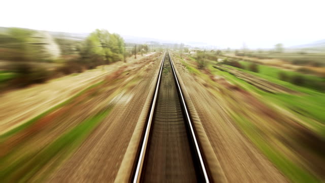 Railway travel - time lapse