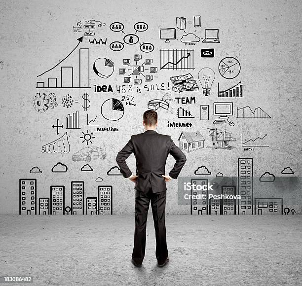 Business Strategy Stock Photo - Download Image Now - Adult, Brainstorming, Business