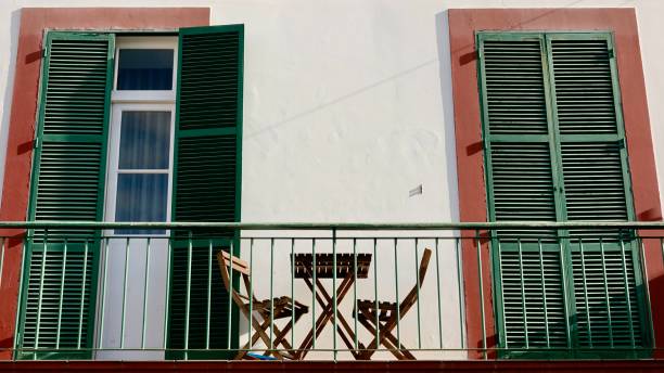 istock Old door, window and balcony 1830877204