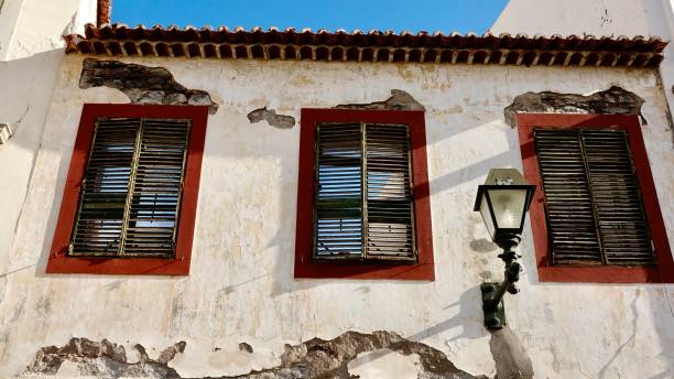 istock Old door, window and balcony 1830877217