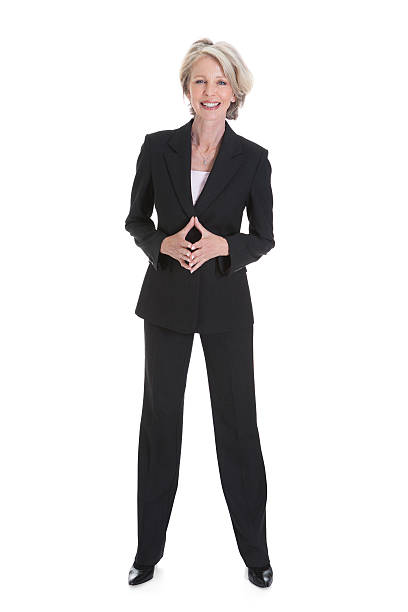 Portrait Of Happy Businesswoman Portrait Of Happy Businesswoman On White Background isolated businesswoman isolated on white beauty stock pictures, royalty-free photos & images