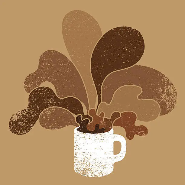 Vector illustration of Cup of coffee