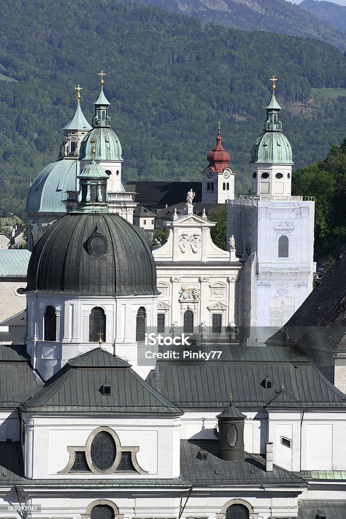 Cathedral - Salzburg, Austria Inner historic center of the city Salzburg in springtime Architectural Dome Stock Photo