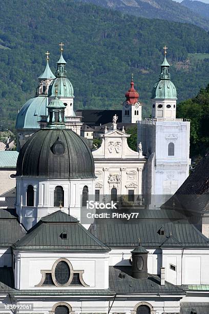 Cathedral Salzburg Austria Stock Photo - Download Image Now - Architectural Dome, Architecture, Austria