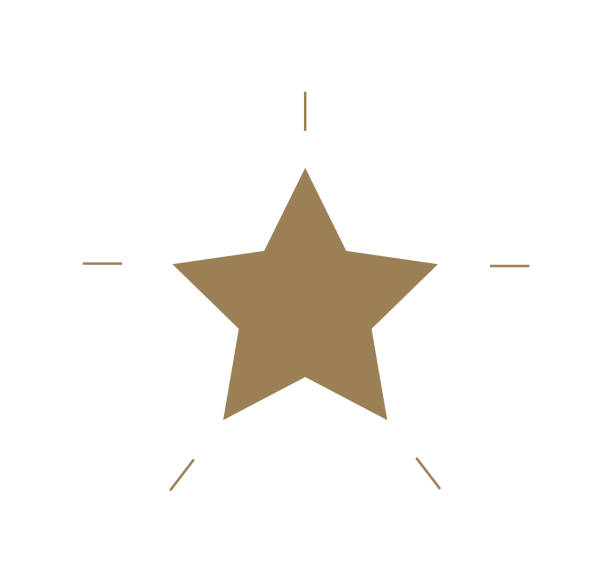 柄プリント - symbol star shape computer icon silver点のイラスト素材／クリップアート素材／マンガ素材／アイコン素材