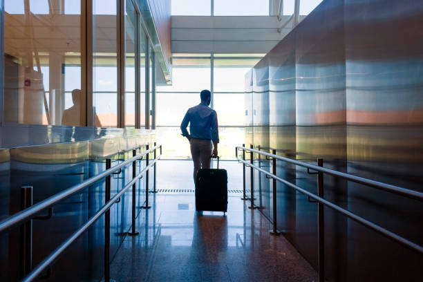 istock Businessman in the airport 1830935308