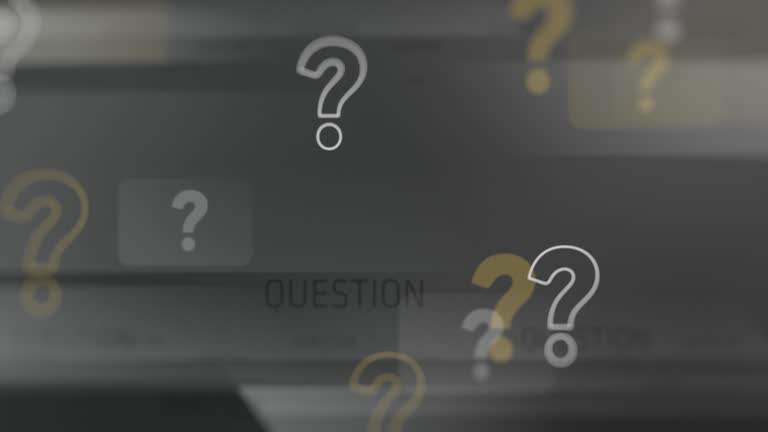 Abstract Question Marks Background