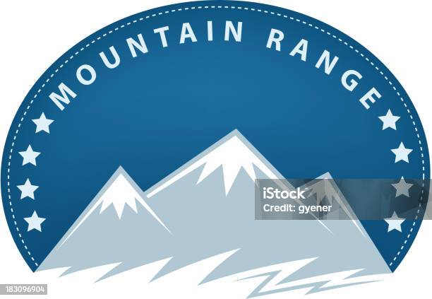 Simboli Di Montagna - Immagini vettoriali stock e altre immagini di Catena di montagne - Catena di montagne, Montagna, Vettoriale