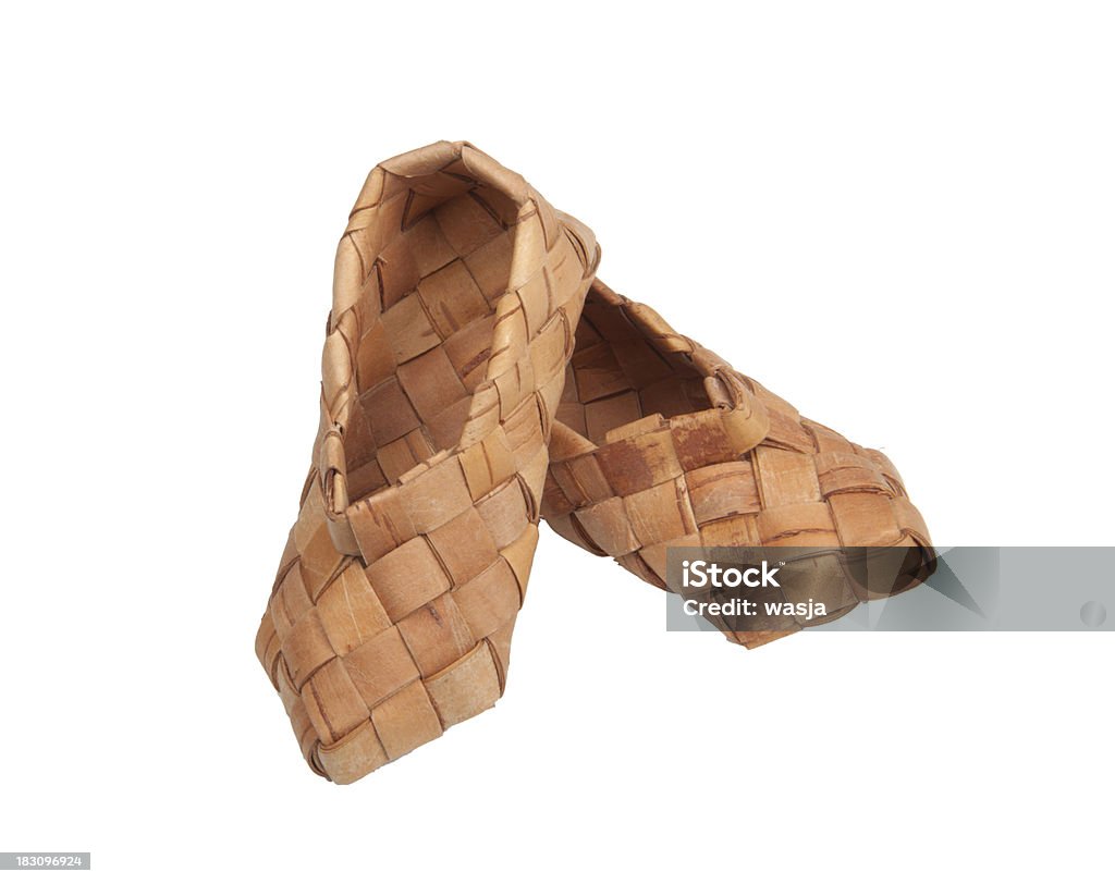 bast calçados, isolada - Foto de stock de Aldeia royalty-free