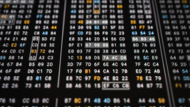 100+ Encryption Coding Computer Hexadecimal Stock Photos, Pictures ...
