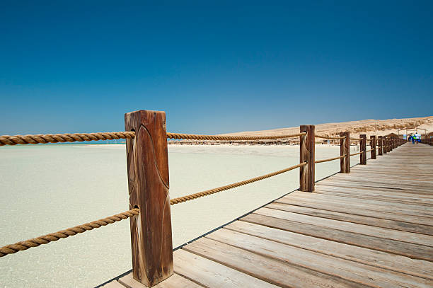 istock Wooden jetty on a tropical island 183097674