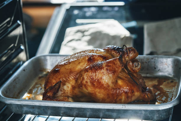 istock Preparing Roasted Chicken with Root Vegetables in Domestic Kitchen 1830993011
