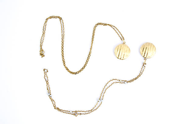 istock Pair of gold lockets 183104418