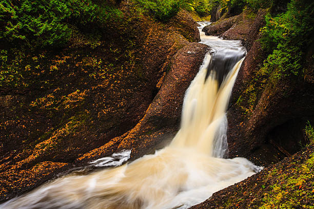 istock Gorge Falls Michigan Great Lakes Waterfall 183106781