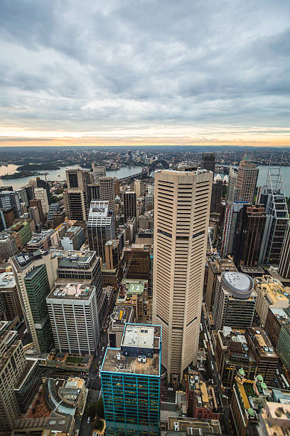 istock Sunset shot of Sydney, Australia 183107456