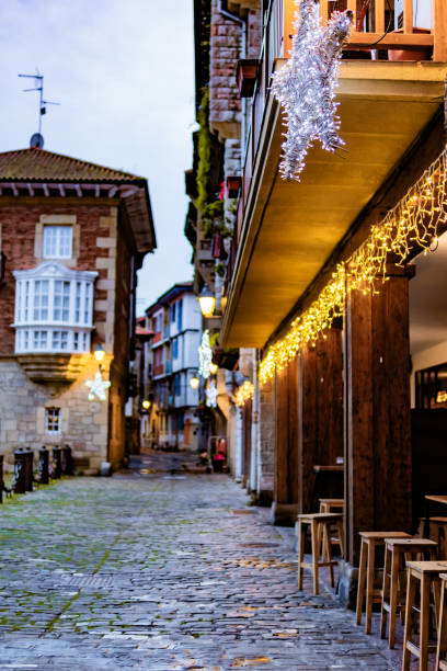 istock Hondarribia Plaza. Festive Winter Charm 1831104966